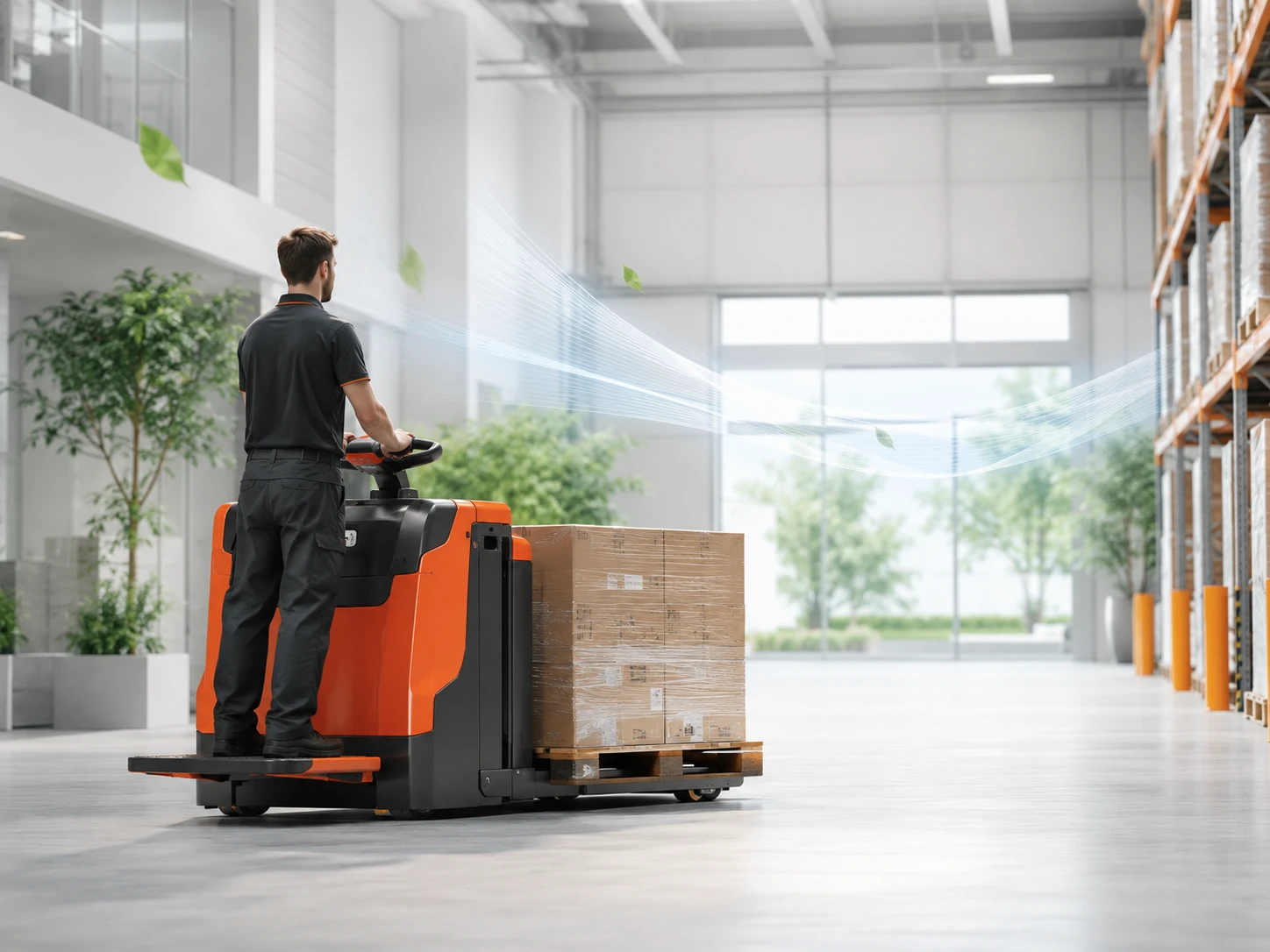 Cleaner workplace environment with Noblelift lithium battery equipment