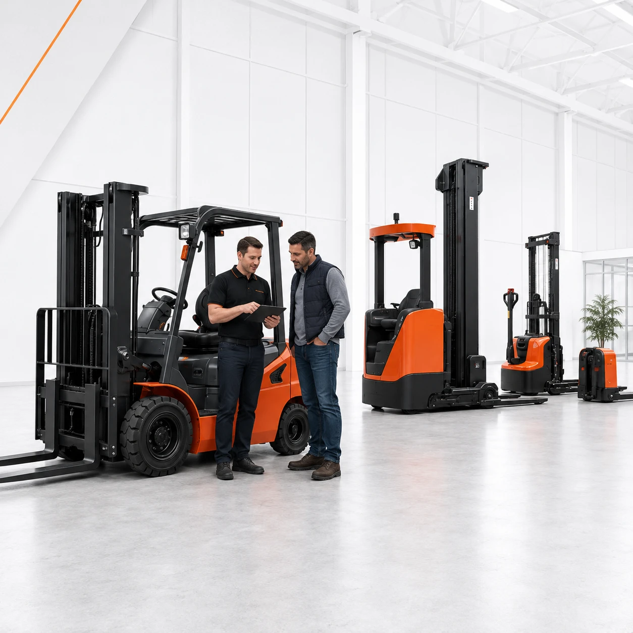 Noblelift material handling equipment rent to own option